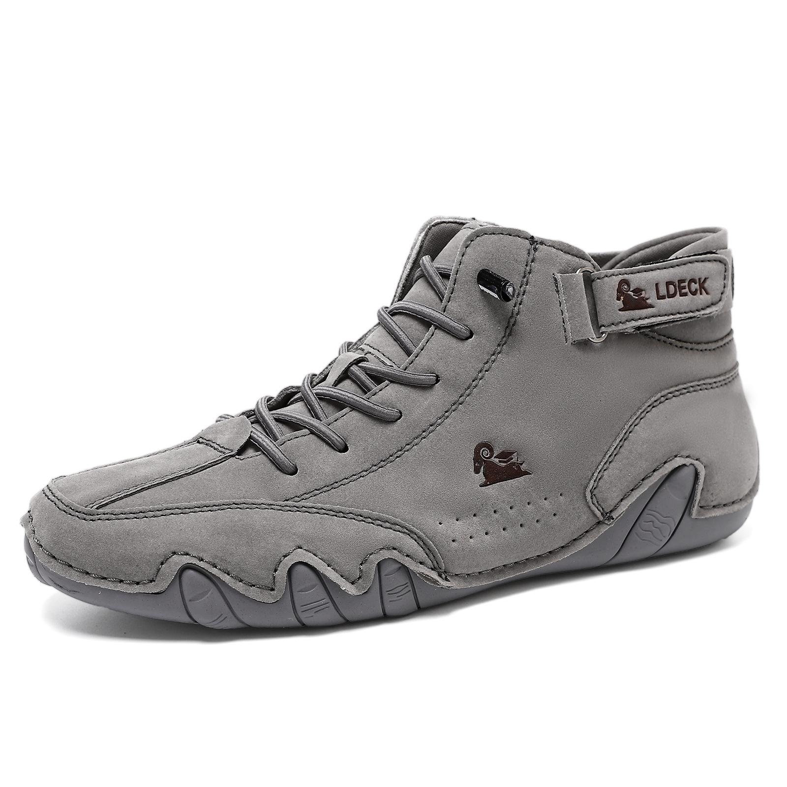 Lässige Sneakers Schuhe für Herren Schuhe Stiefeletten Mode Komfort Loafer Herren Schuhe 42 grau