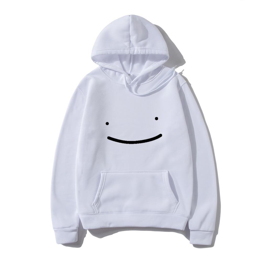 Dream Merch Hoodie Sweatshirts Männer Frauen Pullover Harajuku Tracksui 2021Men's Hoodie Streetwear Casual Mode Übergroße Kleidung M weiß