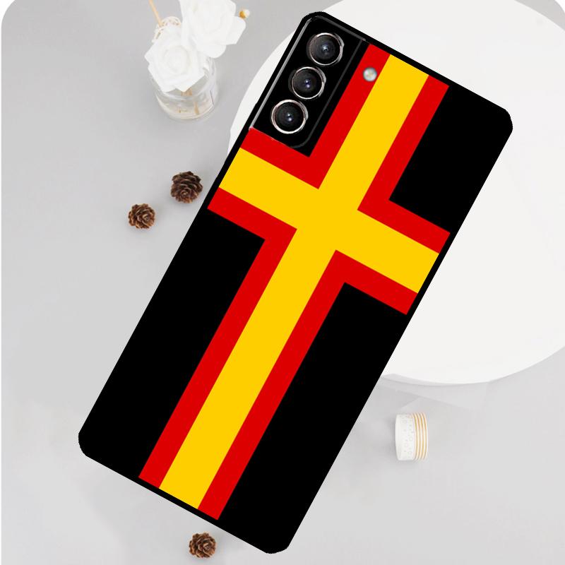 Deutschland Flagge Banner Handyhülle Für Samsung Galaxy S24 S26 Ultra S20 S21 S22 S23 S25 Plus S10 S25 FE Funda Cover For Galaxy S24