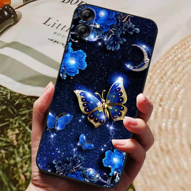 Für Samsung Galaxy A06 5G Silikonhülle A066B Niedliches Muster Weiche TPU Handyhülle Für Samsung Galaxy M06 F06 Rückseite Bumper For Galaxy M06