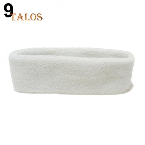 Unisex Sport Yoga Fitness Stretch Schweiß Schweißband Haarband Stirnband Kopfbedeckung Haare Schmuckstück weiß