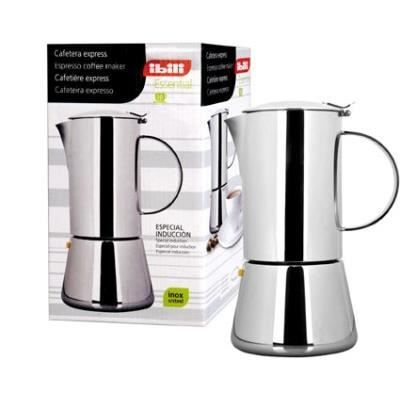 Cafetière Expresso 10 Tassen Inox - IBILI 620310 - Fassungsvermögen in Tassen: 10 - Aufgussmethode: Espresso