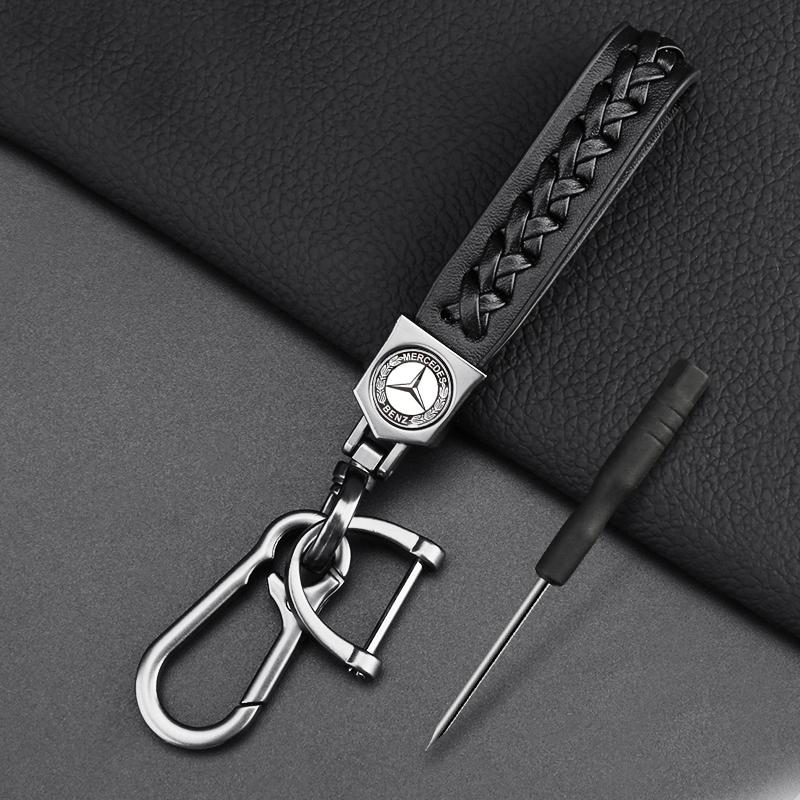 Leder Schlüsselanhänger Auto Schlüsselanhänger Anhänger Schlüsselanhänger Autozubehör Für Mercedes Benz AMG W246 W212 W204 C117 X156 A B C E Ml Gl Cla Gla Glk Sl Slk Klasse