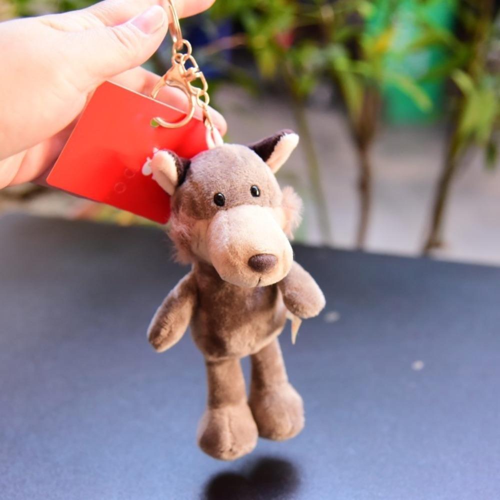 Dschungelbruder Waldtier Anhänger Wolf Nilpferd Elefant Löwe Schlüsselanhänger Kinderspielzeug Wolf