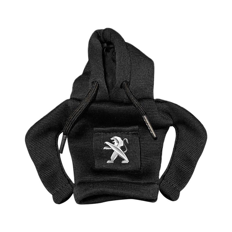 Mode Auto Schaltung Auto Schalthebel Abdeckung Auto Schalthebel Knauf Hoodie Für Peugeot 206 208 306 307 308 407 408 508 2008 3008 407 508 2008 5008 307 308 3008 schwarz