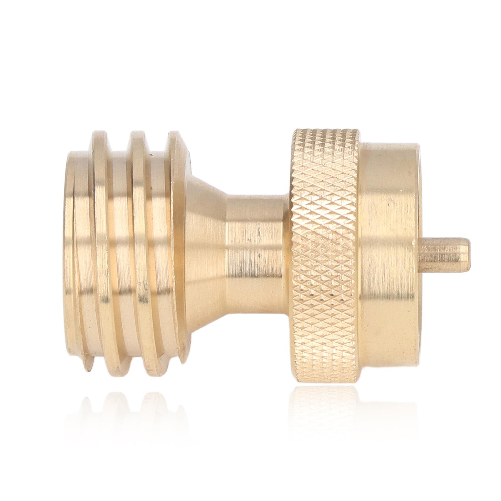 Propan Tank Adapter Kleine Messing Propan Refill Ventil Gas Tank Konverter für Camping