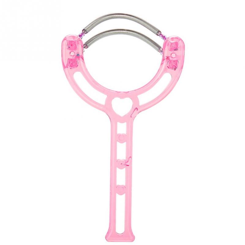 2 Farben Tragbare Gesicht Lippen Haar Epilierer Entfernung Kunststoff Feder Gerät Schönheit Werkzeug rosa