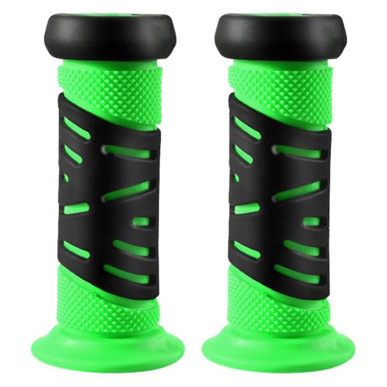 1 Paar Kinder-Lenkerabdeckung für Laufrad, rutschfeste Gummi-Lenkerabdeckung, universelle Handgriffschutzhülle für Kleinkinder, Roller, Fahrrad, Fahrradzubehör grün