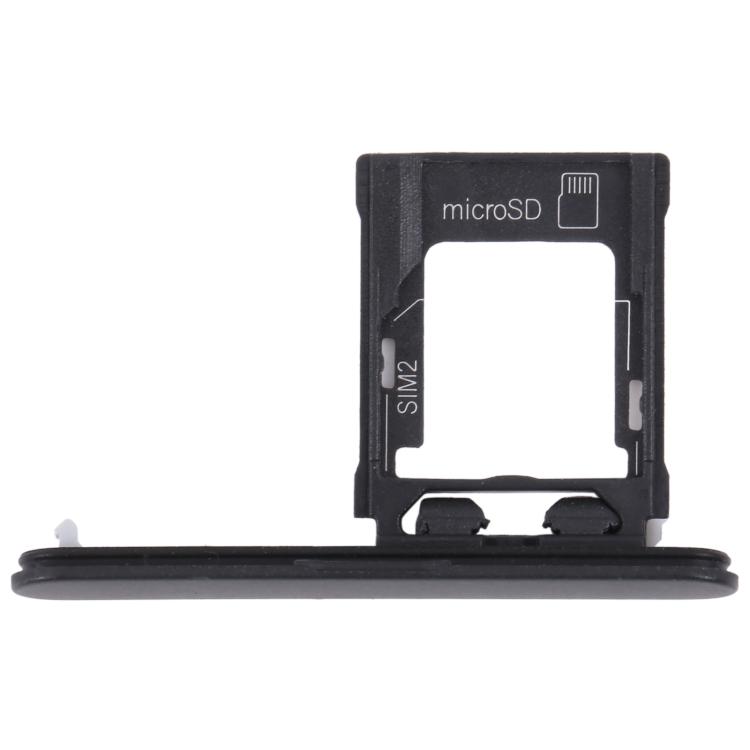 Für Sony Xperia XZ1 Compact Original SIM Karte Tray + Micro SD Karte Tray schwarz