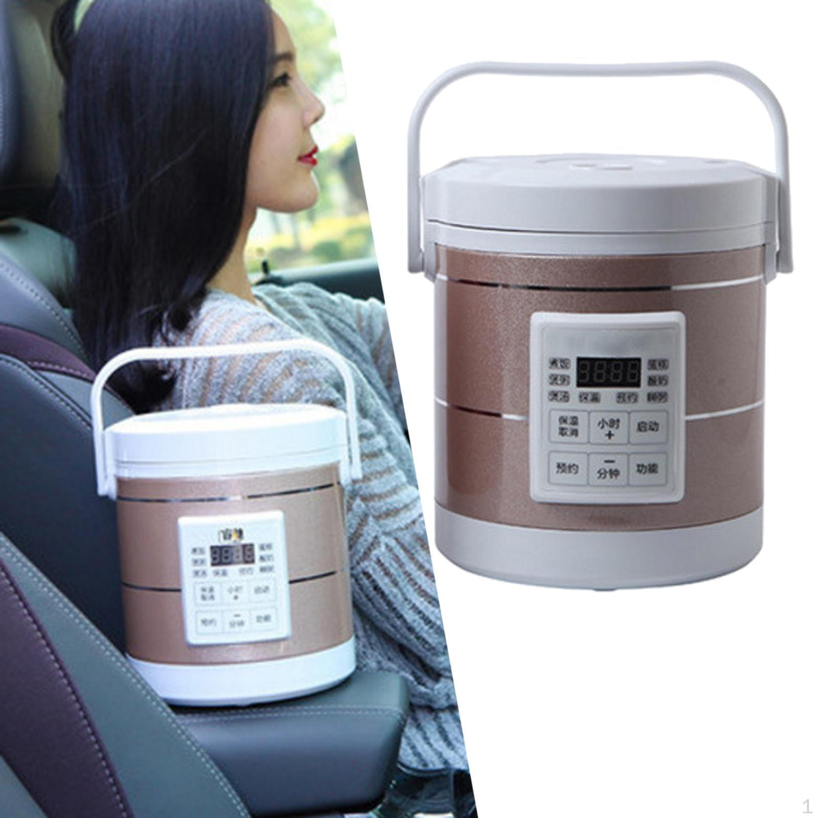 1,6 Liter abnehmbarer Topf, Reise-Reiskocher, antihaftbeschichtet, zum Kochen von Suppe, Reis, anderen Dingen gold