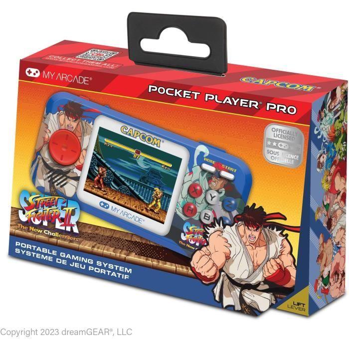 Konsole - Pocket Player PRO - Super Street Fighter II - 7cm Hochauflösender Bildschirm