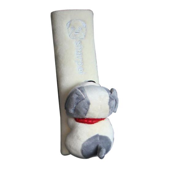 Sicherheitsgurtbezug, abnehmbar, Tierpuppe, entzückender Cartoon-Stil, Autositz 2