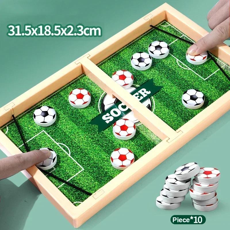 Schnelles Slingshot Puck Spiel Slings Schach Tisch Puzzle Party Erwachsener Kind Familie Schreibtisch Kampf Brettspiele white