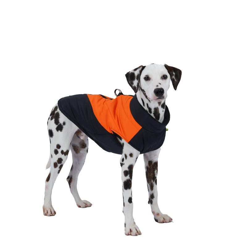 Wintermantel für große Hunde, Baumwollmantel für Hunde, französische Bulldogge, Reißverschluss, neue warme Weste, wind- und wasserdichte Jacke S