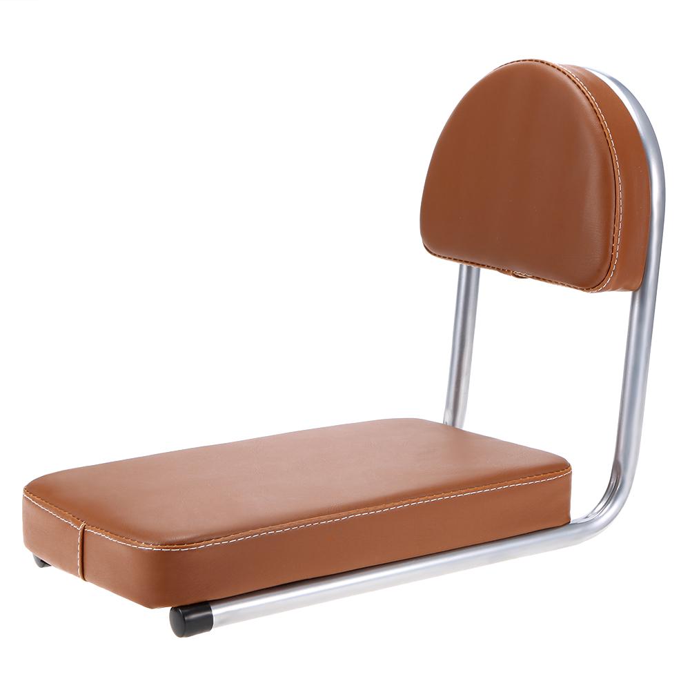 Fahrrad-Rücksitz für Kinder, Fahrrad, hinterer Handlauf, Armlehne, Kinderträger, Fahrrad-Rücksitz braun