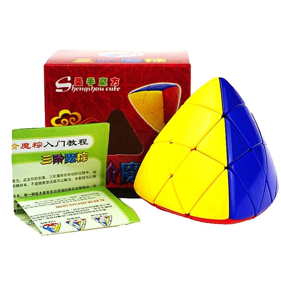 3 Schichten Mastermorphix Speed ​​Cube 3x3 Rice Dumpling Magic Puzzle Cube Shengshou 3x3x3 Cubo Magico