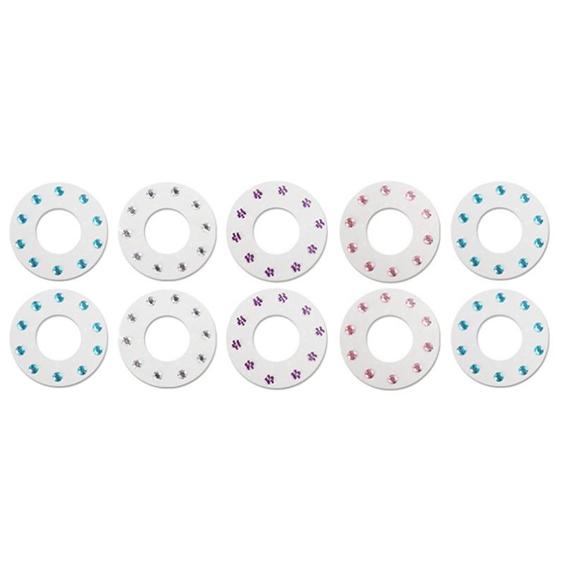 Diy Aufkleber Haar Dekoration Für Mädchen Prinzessin Make-Up Spielzeug Set 120/220 Edelsteine Haar Styling Werkzeug Zubehör Geschenke white