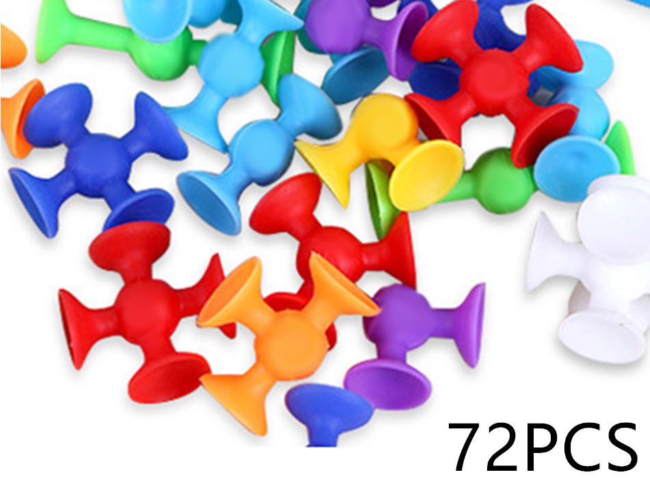 DIY Silikon Bausteine Konstruktor Montiert Sucker Saugnapf Lustige Magnetische Konstruktor Spielzeug Kinder Pädagogisches Spielzeug