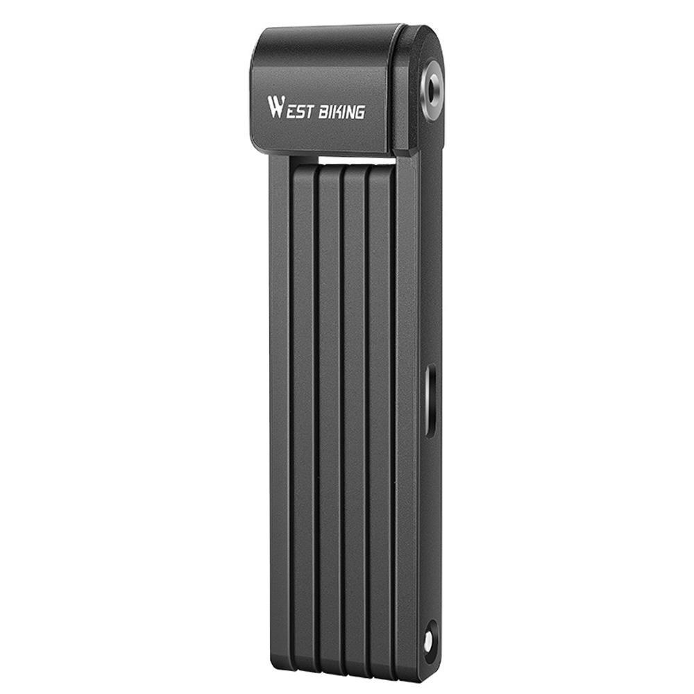 Fahrrad Faltbares Schloss Diebstahlschutz Elektrisches Fahrrad Kettenschloss Fahrrad Vorhängeschloss Fahrrad Motorrad Sicherheitsschloss schwarz