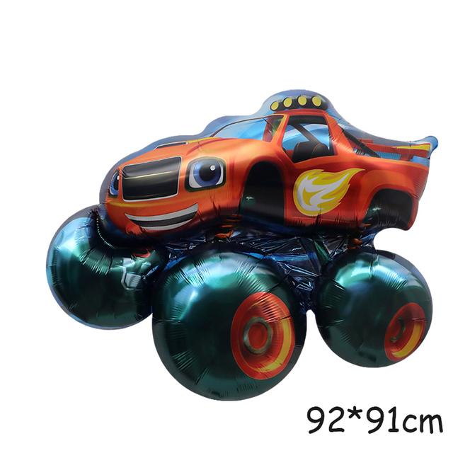 Cartoon Auto Feuer Lkw Zug Ballon Flugzeug Rakete Schiff Baby Dusche Geburtstag Party Dekoration Kinder Spielzeug Geschenke Helium Kugeln