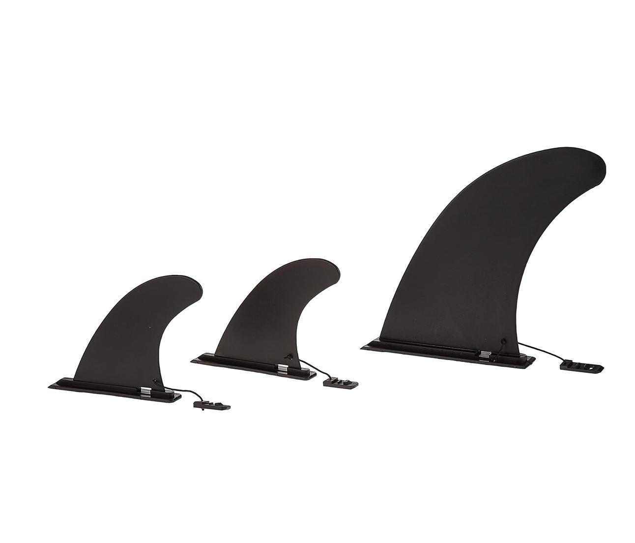 Große SUP Single Fin und kleine Seitenfinne Abnehmbare Finnen für Longboard, Surfbrett und Paddleboard Ersatz Schnellfinne.
