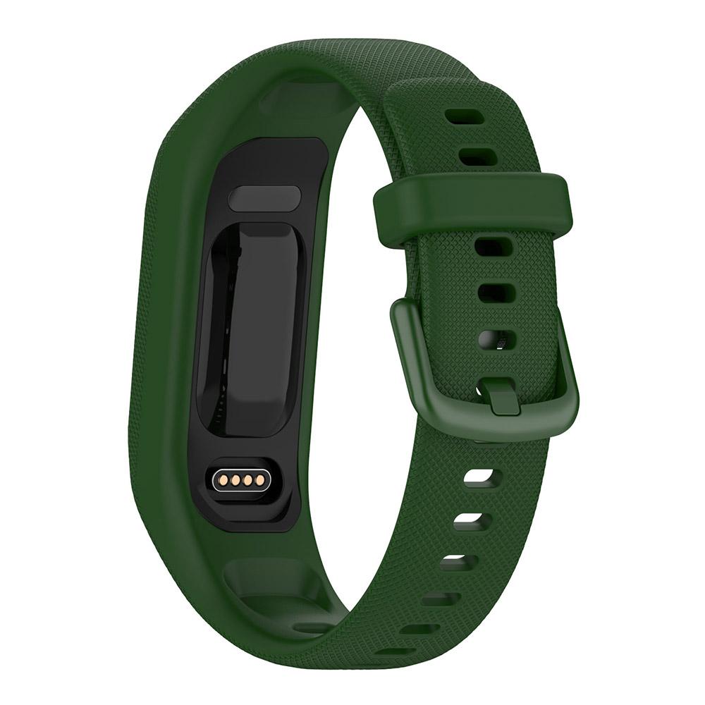 Silikon-Uhrenarmband für Garmin Vivosmart 5 Armband Sport-Uhrenarmband Weiches Armband Ersatzarmband Garmin Vivosmart5 Armband Garmin Vivosmart 5 armee grüne