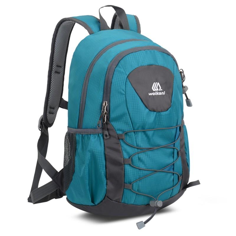 Mini Camping Rucksack Reise Wanderrucksack Für Männer Frauen Jungen Mädchen Ultraleicht Outdoor Sport Camping Klettern Kleiner Leichter Rucksack see-blaue