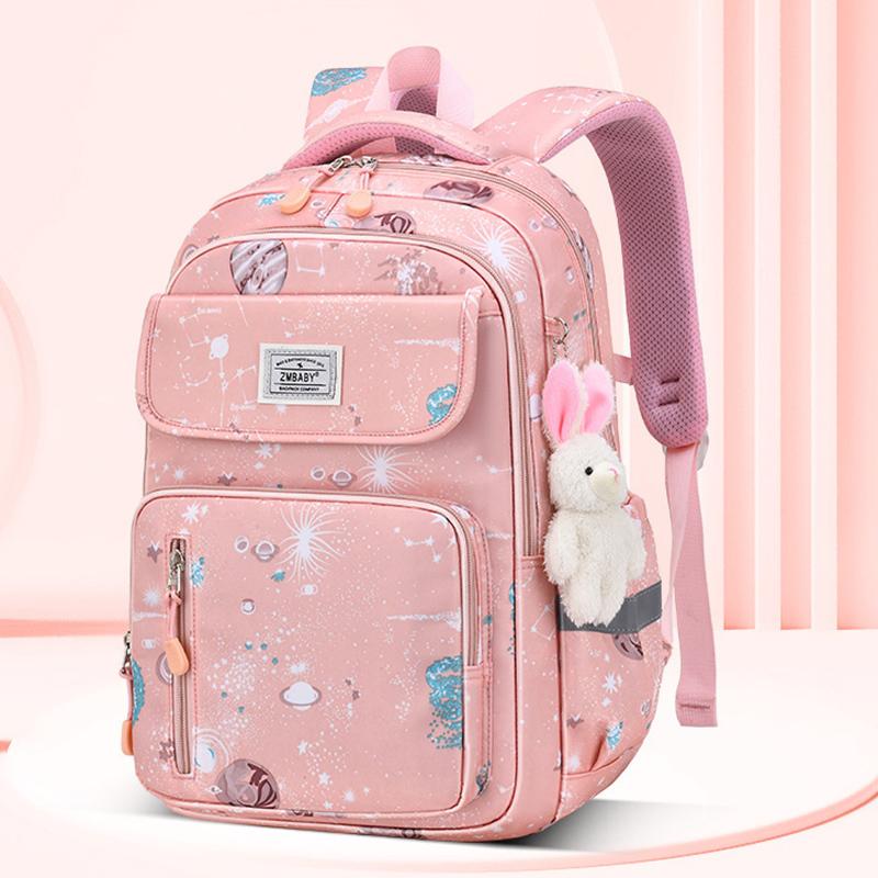 Süße Mädchen Rucksäcke Kinder Büchertaschen Kinder Schultaschen für Mädchen Orthopädische wasserdichte Rucksack Schultasche M