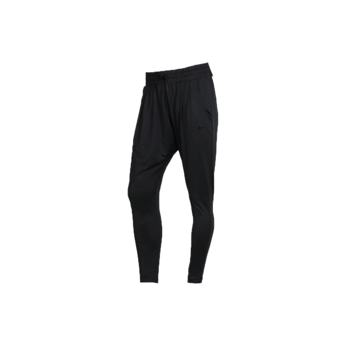 Nike Dri-Fit Solid Relaxed Fit Strick Lange Hose Damen Hose Schwarz 933669-010 S