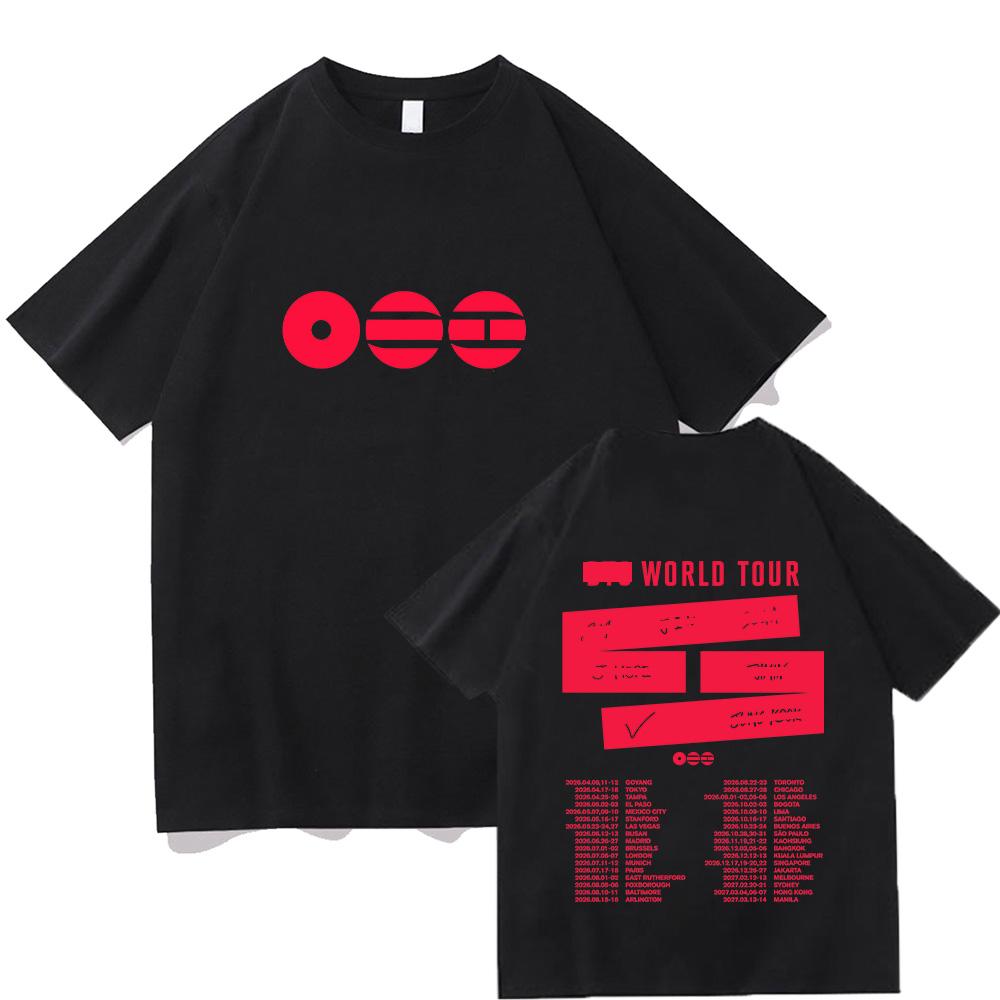 The Best Is Yet To Come Welttournee T-Shirts A-arirang Pop-Album Baumwolle Hohe Qualität T-Shirts Geschenk Fans Mode Oberteil Unisex T-Shirts M schwarz