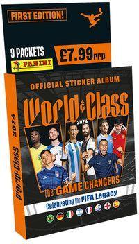 Blister mit 7 Päckchen - PANINI - FIFA WORLD CLASS 2024 STICKER - 35 Sticker bunt
