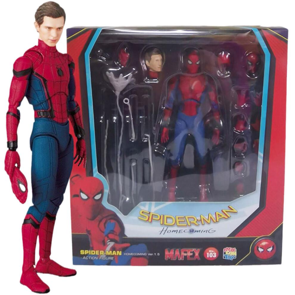 Marvel Spiderman Homecoming Actionfigur - PVC Spider-Man Modellspielzeug, 5,9 Zoll, Sammlerstück in Box für Kinder & Fans