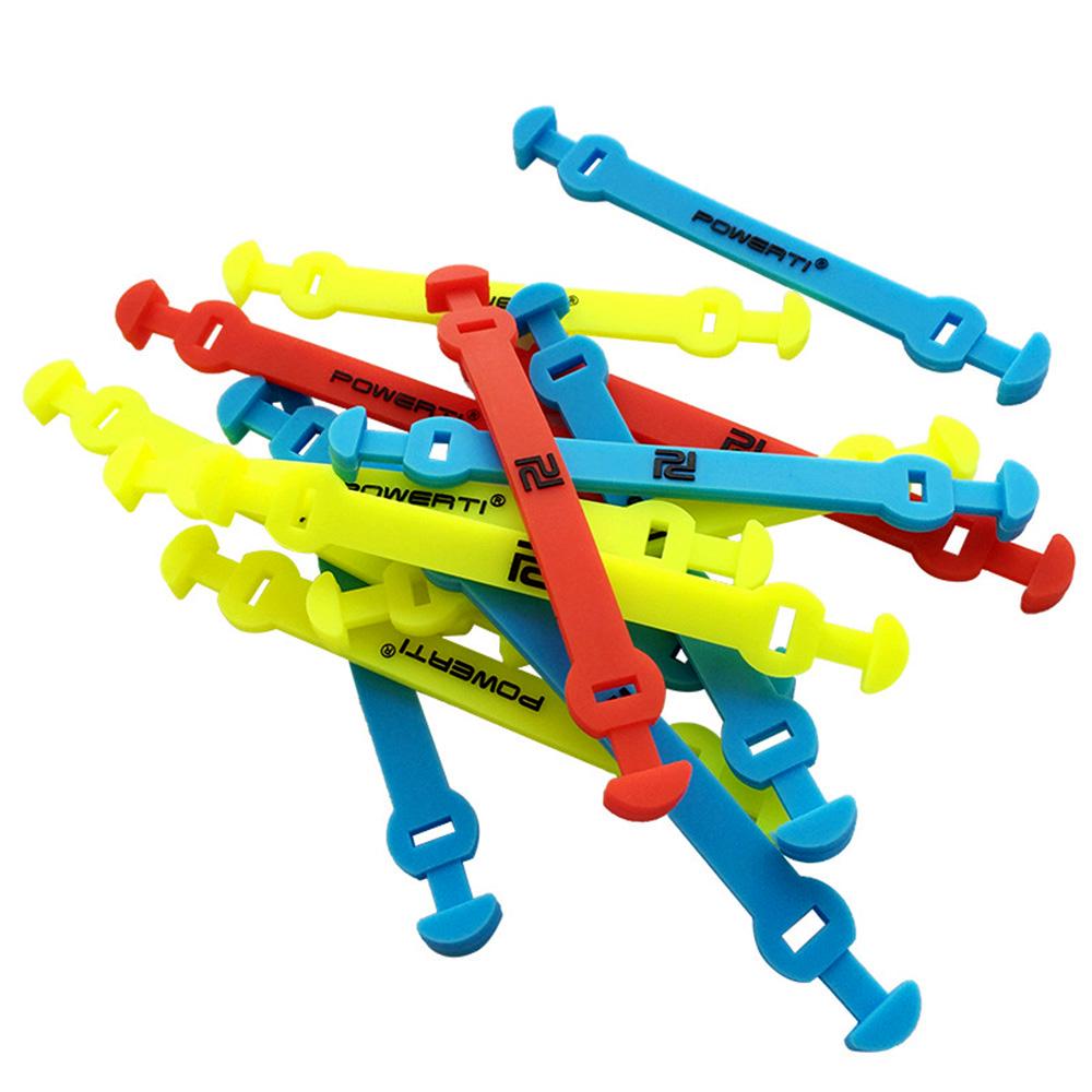 10Pcs Elastische Tennis Schläger Dämpfer Silikon Riemen Tennis Schläger Vibration Absorbieren Schock Reduzierung