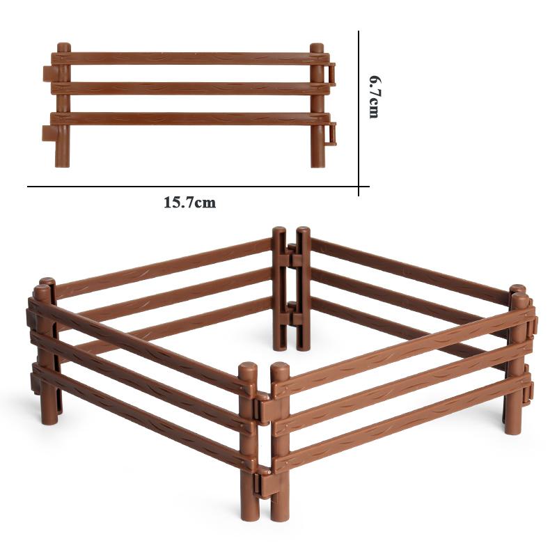 Oenux Heimdekoration Reitsport Fechten Palmen Simulation Bauernhof Kuh Pferd Tiermodell Actionfiguren Miniatur Niedliches Kinderspielzeug