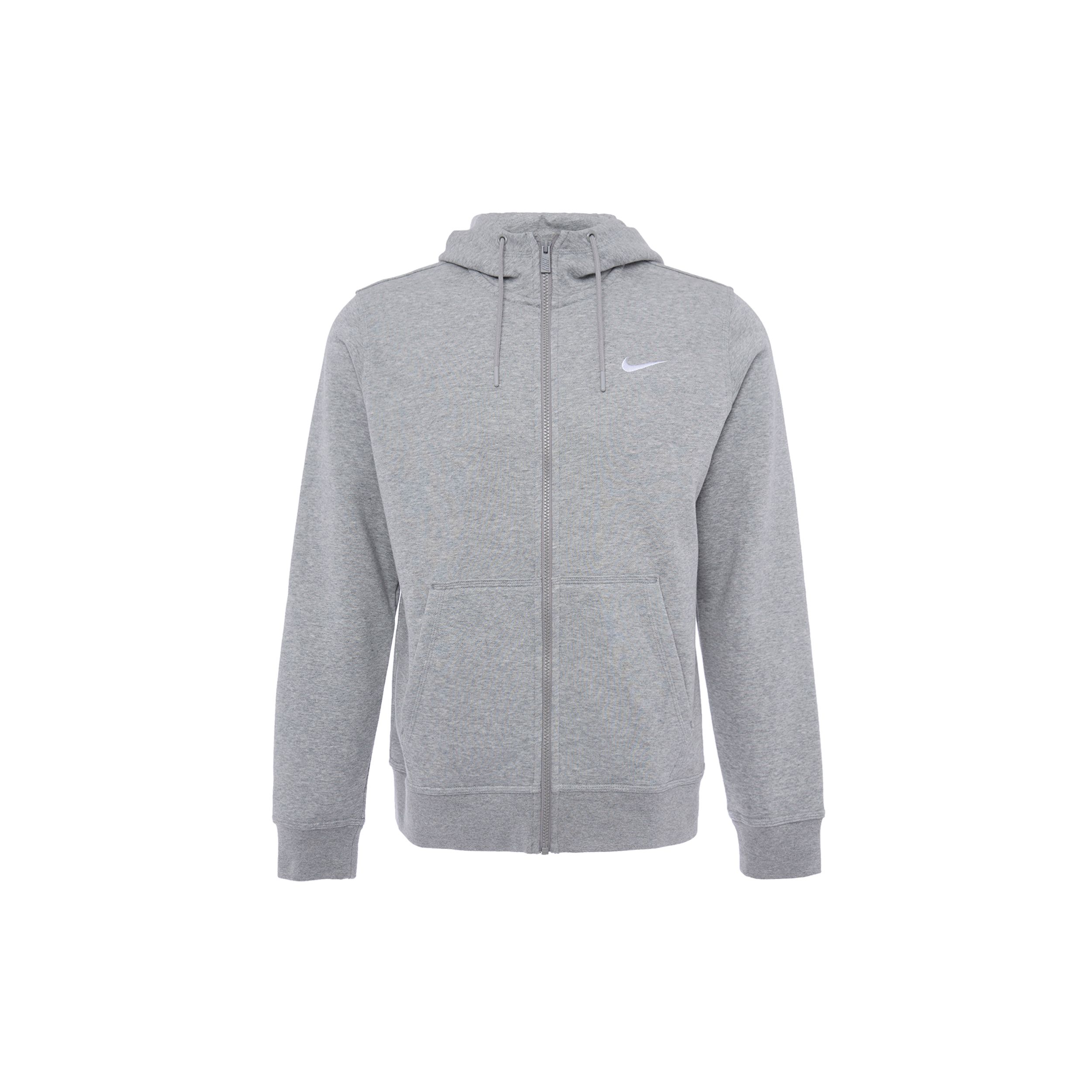 Nike Fleecegefütterte Warme Kapuzen-Sport-Freizeitjacke Herren Jacken Grau 623451-063 XL