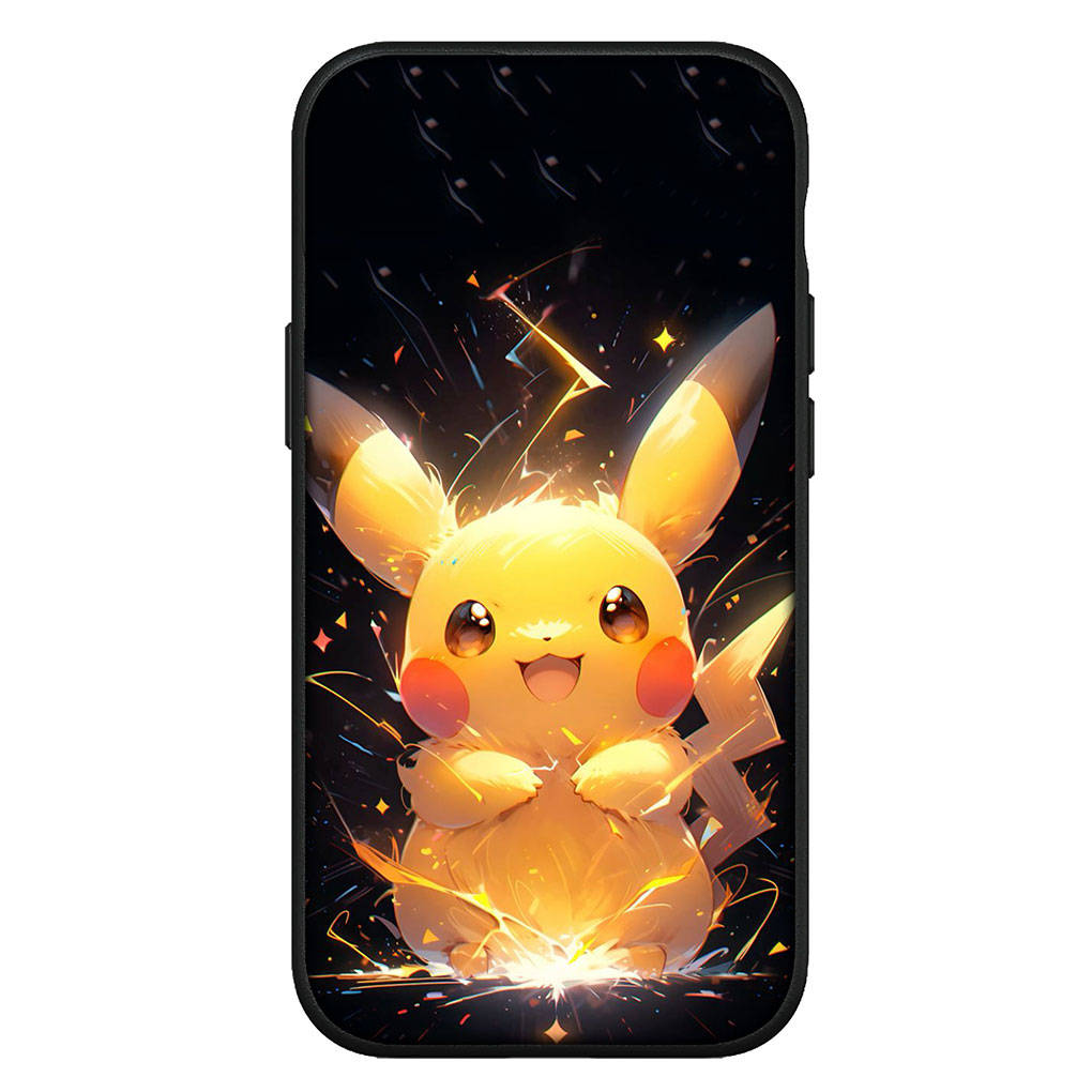 für iPhone 16 15 Xiaomi Redmi Note 14 13 12 11 Pro Max X 8 9 16e Samsung Galaxy S25 S24 S23 Moto OPPO Huawei GO Gengar Pokemon Pikachu Süße Handyhülle for Huawei P30 Lite ceil