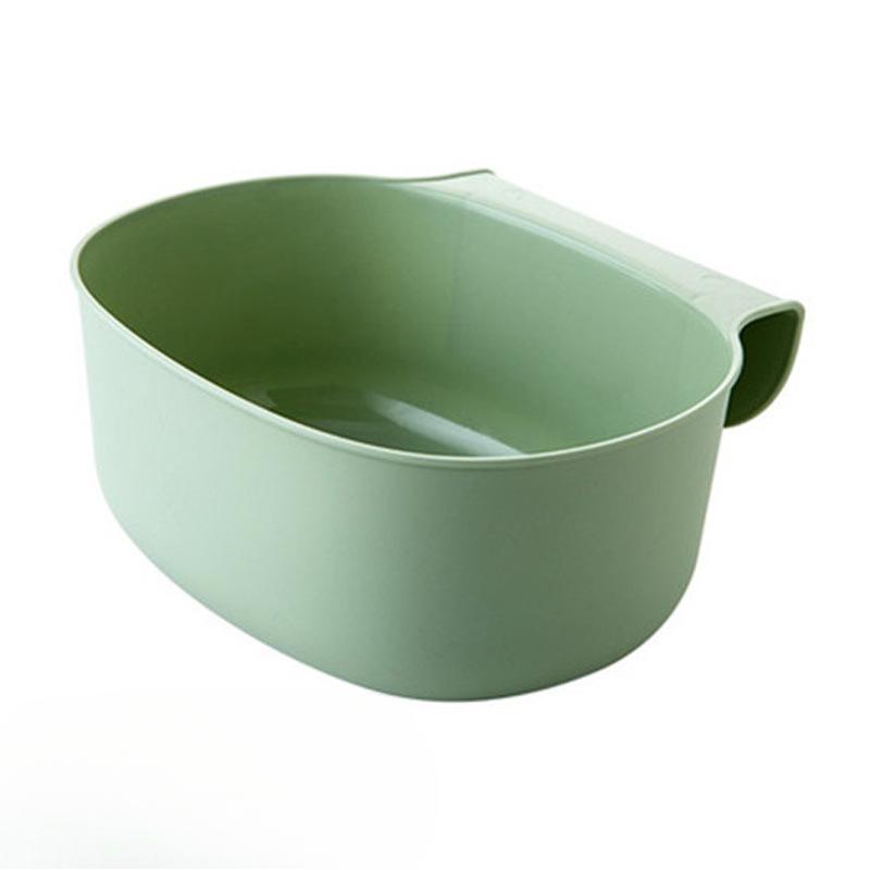 Küchenschranktür hängender Küchenmülleimer Mülleimer Haushaltsaufbewahrungsbox Obstpapier Mülleimer #C0B80# grün