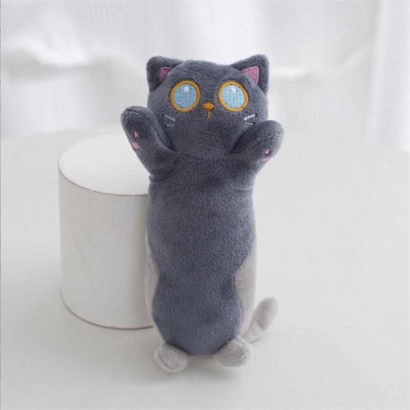 16 cm süße Katze Plüschtiere blaue Augen weiche gefüllte Baumwolle Puppe Spielzeug Weihnachtsgeschenke Geburtstagsgeschenke für Mädchen 11cm-30cm