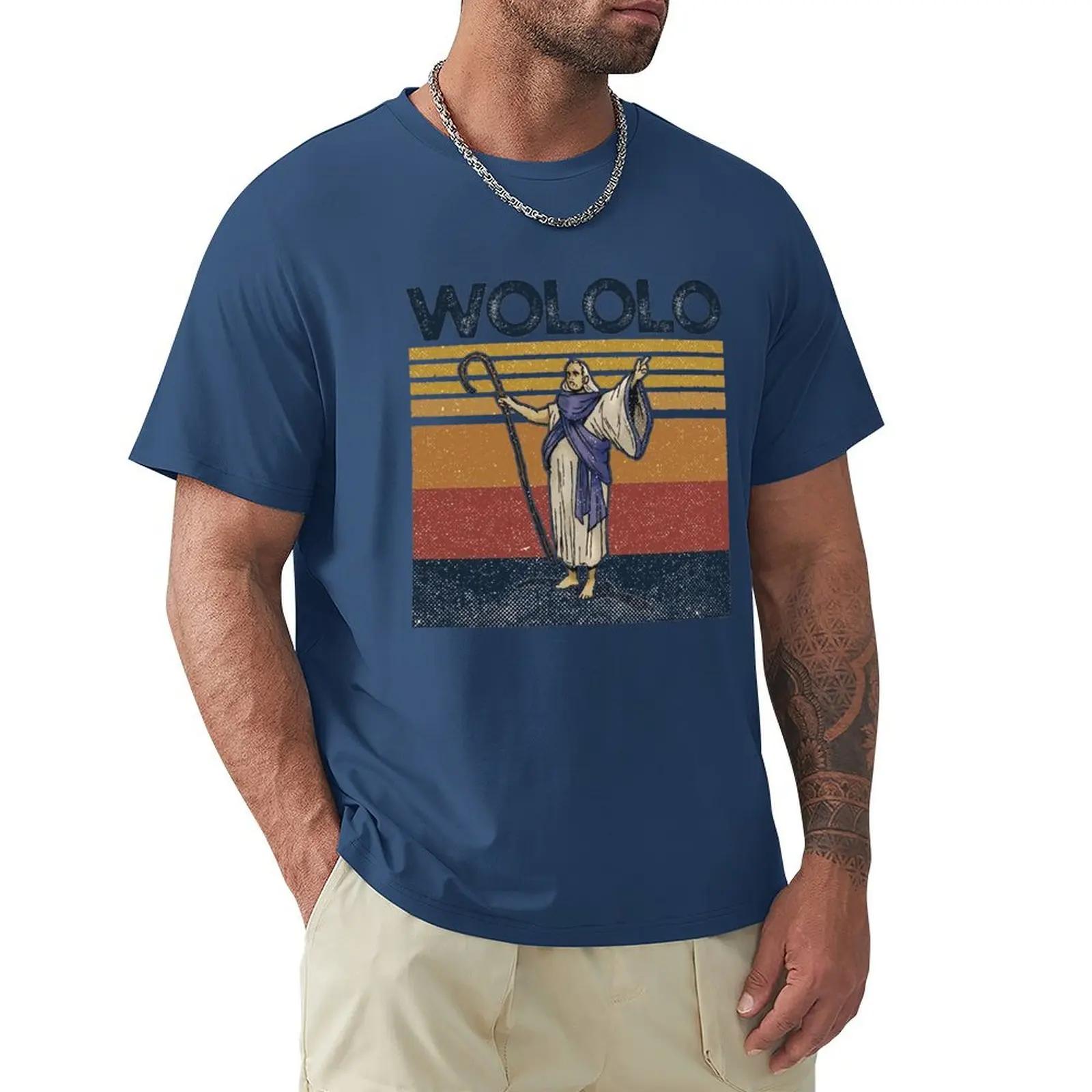 Beste Wololo Age of Empires II Vintage T-Shirts Cartoon Grafik T-Shirts Coole Kurzarm Kleidung Streetwear T-Shirts Tee Tops M