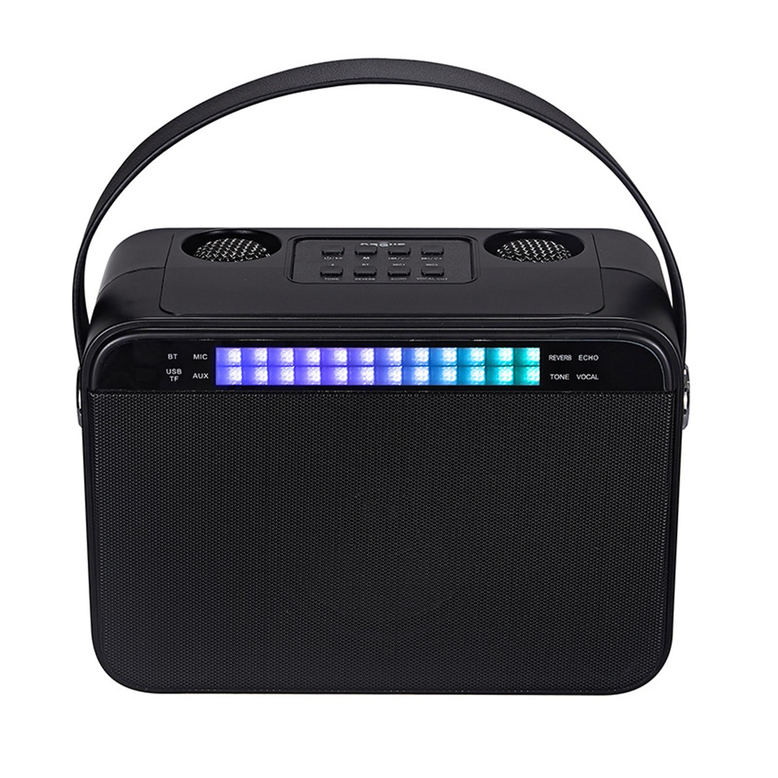 Drahtloser Multifunktionslautsprecher Subwoofer BT Audio 8D Surround Sound Leistungsstarker Subwoofer Mehrere schwarz