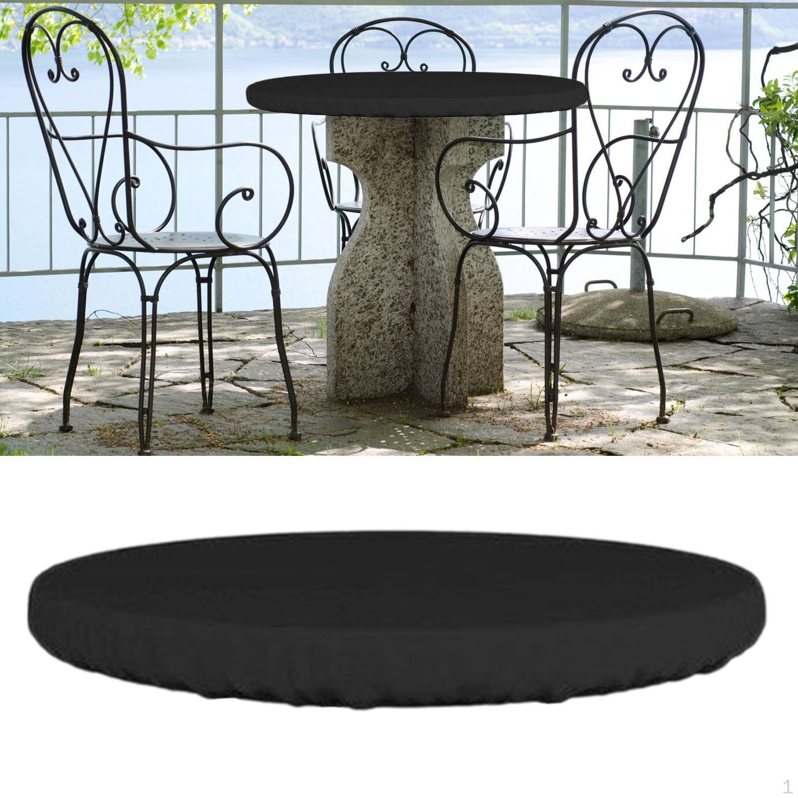 Schutzhülle für runde Outdoor-Tische – wetterfester Schutz für Terrassenmöbel 76x10cm