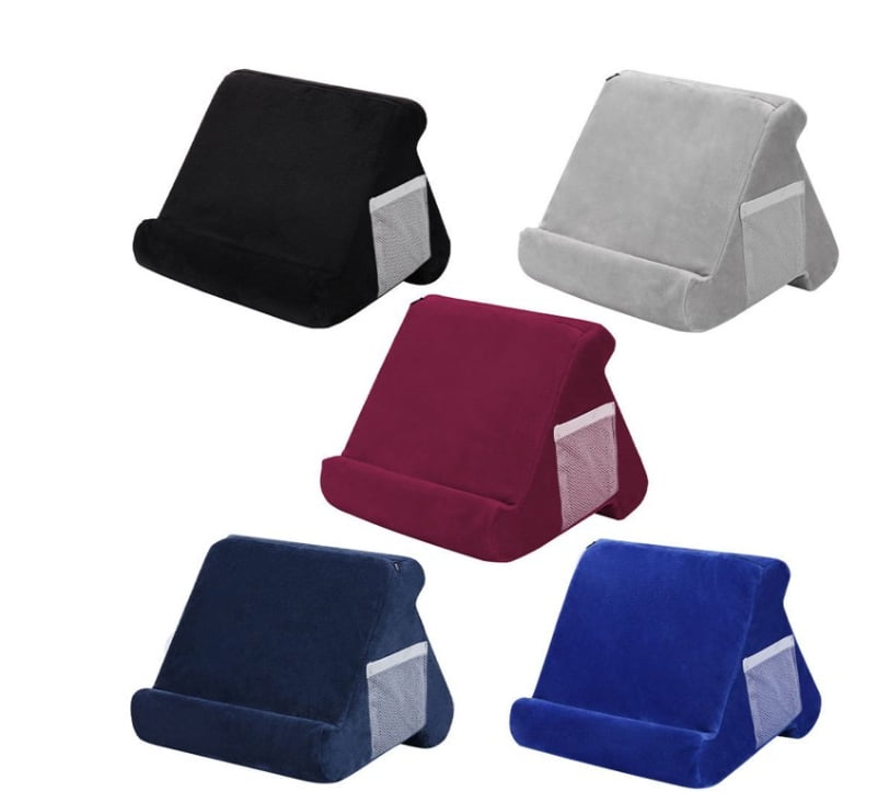 Neues Weiches Kissen Tablet-Kissenständer für Ipad-Ständer Mehrwinkel-Tablet-Handyhalter Schoßständer Handyhalter rot