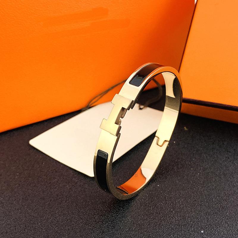 Armband Farbiges Emaille Partnerarmband Vergoldeter Edelstahl farbige Emaille Partnerarmbänder 19