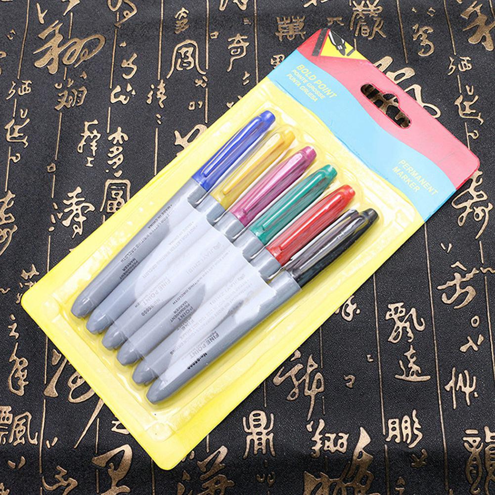 6 Stück Wasserdichter Tattoo-Marker Stift Semi-Permanent Augenbrauen Lippen Tattoo Positionierungsstift