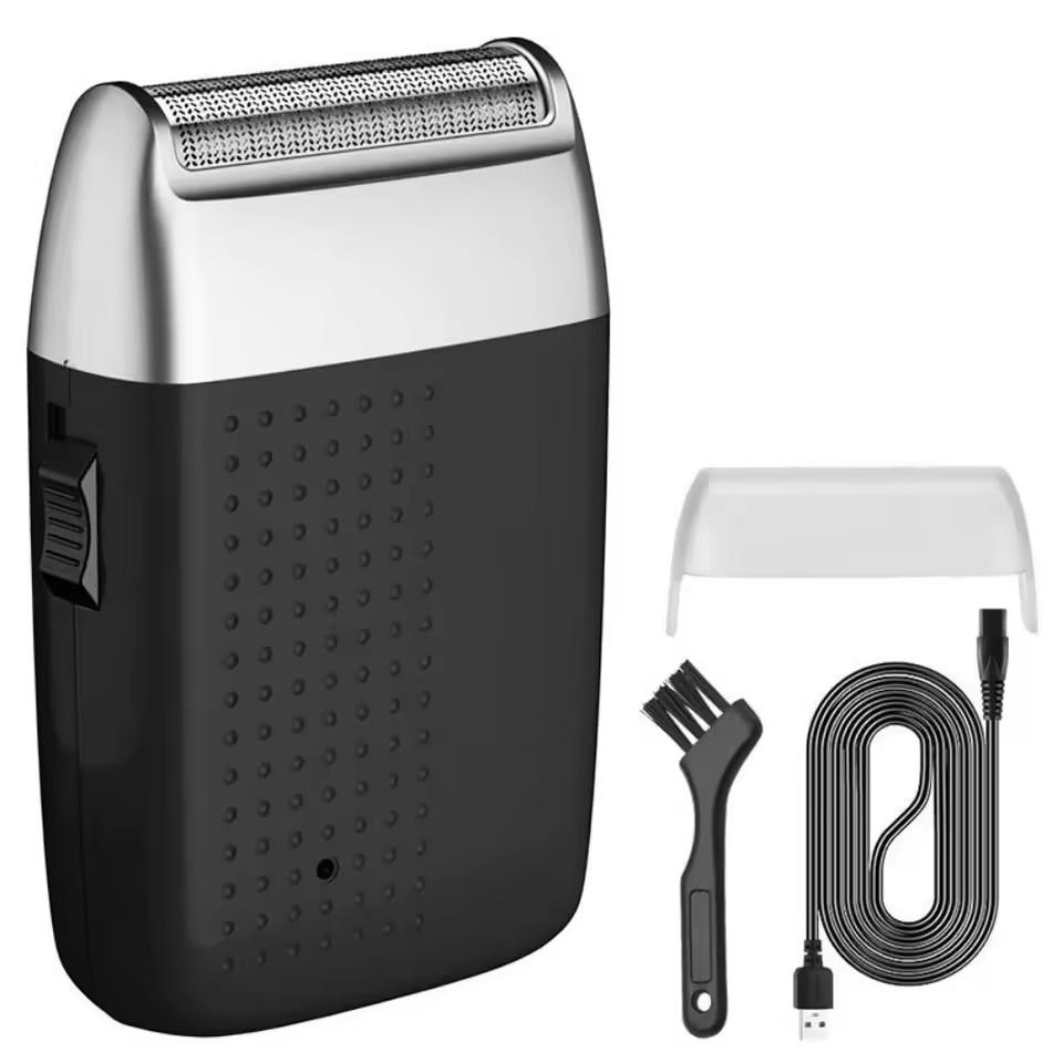 Ultra Saubere Elektrorasierer Sicherheit Leiser Betrieb Hubrasierer Professioneller Wiederaufladbarer Herren Bartschneider electric shaver schwarz