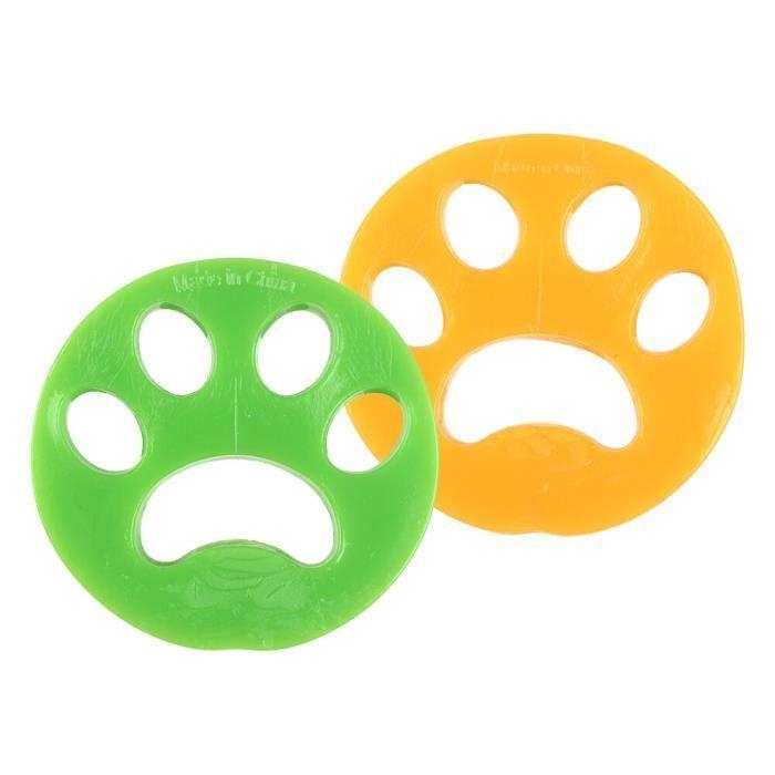 Tierhaarbürste, Wiederverwendbare Waschmaschine, Tierhaarentferner, für Katze, Hund, Fusselroller - 2 Stück[F56036]