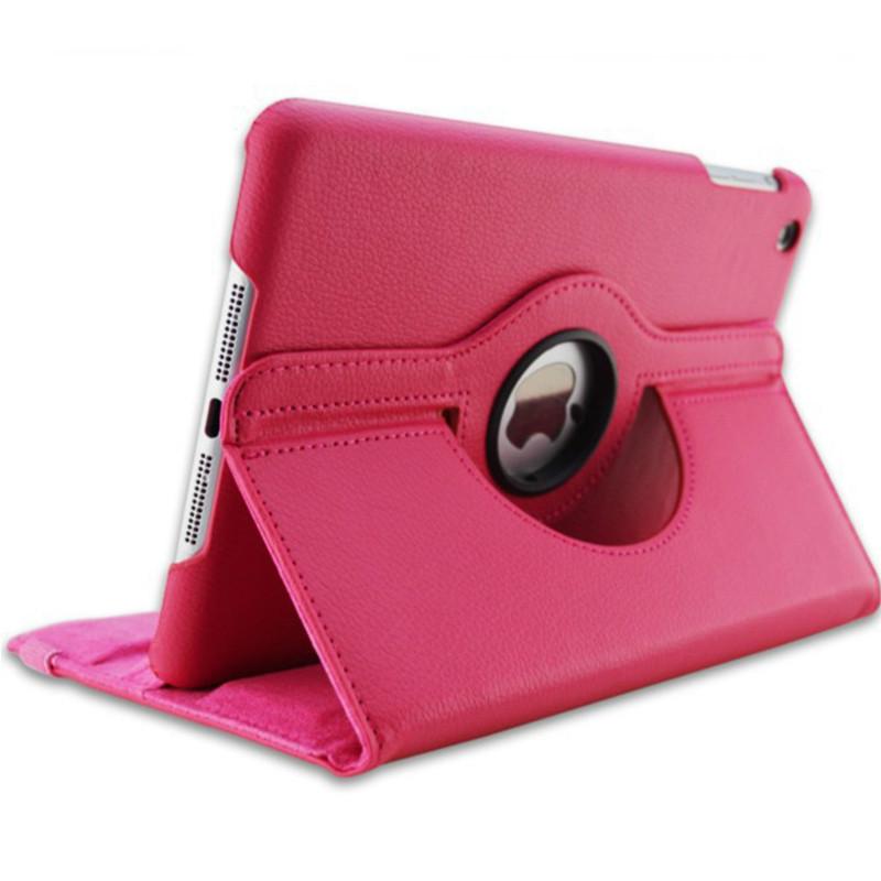 360 Grad drehbare Hülle für iPad Air 2 Air 1 9.7'' Smart Lederständer für iPad 9. Generation 10.2 Air4 Air5 2021 Hülle Funda For Air 3 Pro(10.5) rose rot