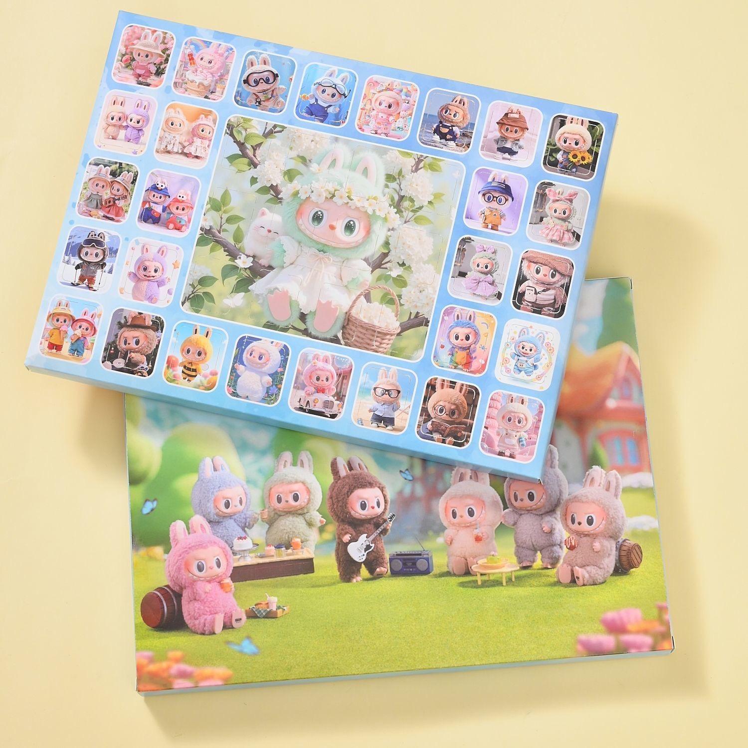 Zootopia/lafufu Blind Box, Enthält 40 verschiedene Modelle, Halloween-Dekorationen, Weihnachtsgeschenke für Kinder, Erwachsene und Jugendliche 40 holes-labubu