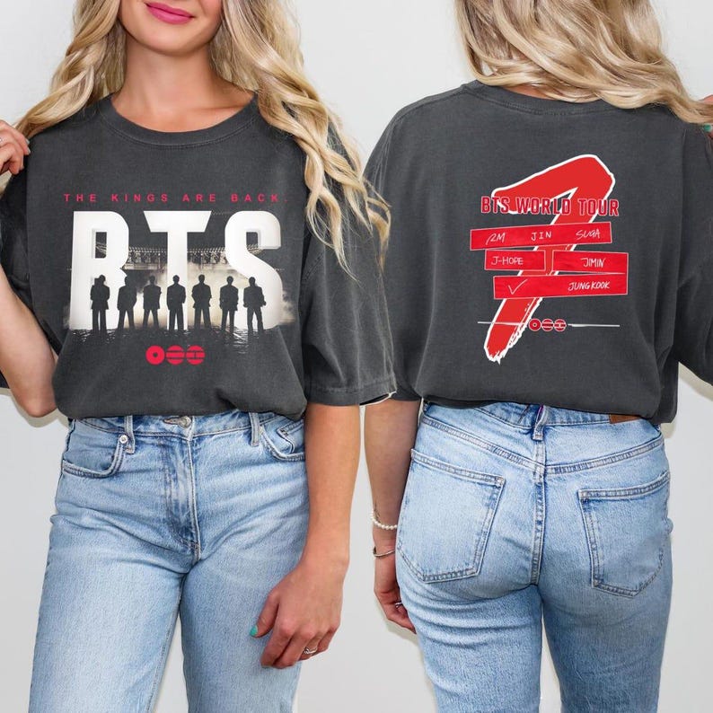 2026 Sommer Mode Trendiges T-Shirt K-Pop Inspiriert Welt Tour 2026 Shirt, Koreanischer Pop Konzert T-Shirt, Vintage Grafik Shirt, Musik Fan Geschenk, Idol Ästhetik T-Shirt S
