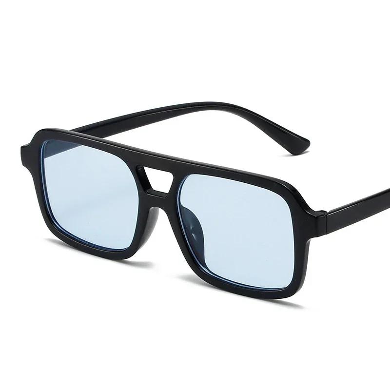 Lässige quadratische Sonnenbrille für Damen und Herren Klassische Sonnenbrille für Damen und Herren Designer Retro Stylisch für den Außenbereich Sonnenbrille Oculos De Sol Other
